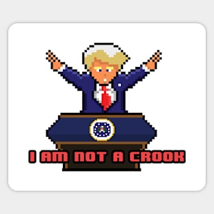 I Am Not A Crook Sticker